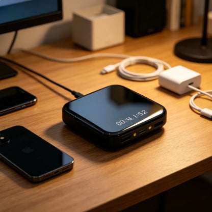 900,000 Mah Fast Charging Power Bank with 2 USB Ports Portable External Battery Charger for Mobile Phone
