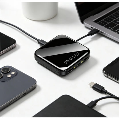 900,000 Mah Fast Charging Power Bank with 2 USB Ports Portable External Battery Charger for Mobile Phone