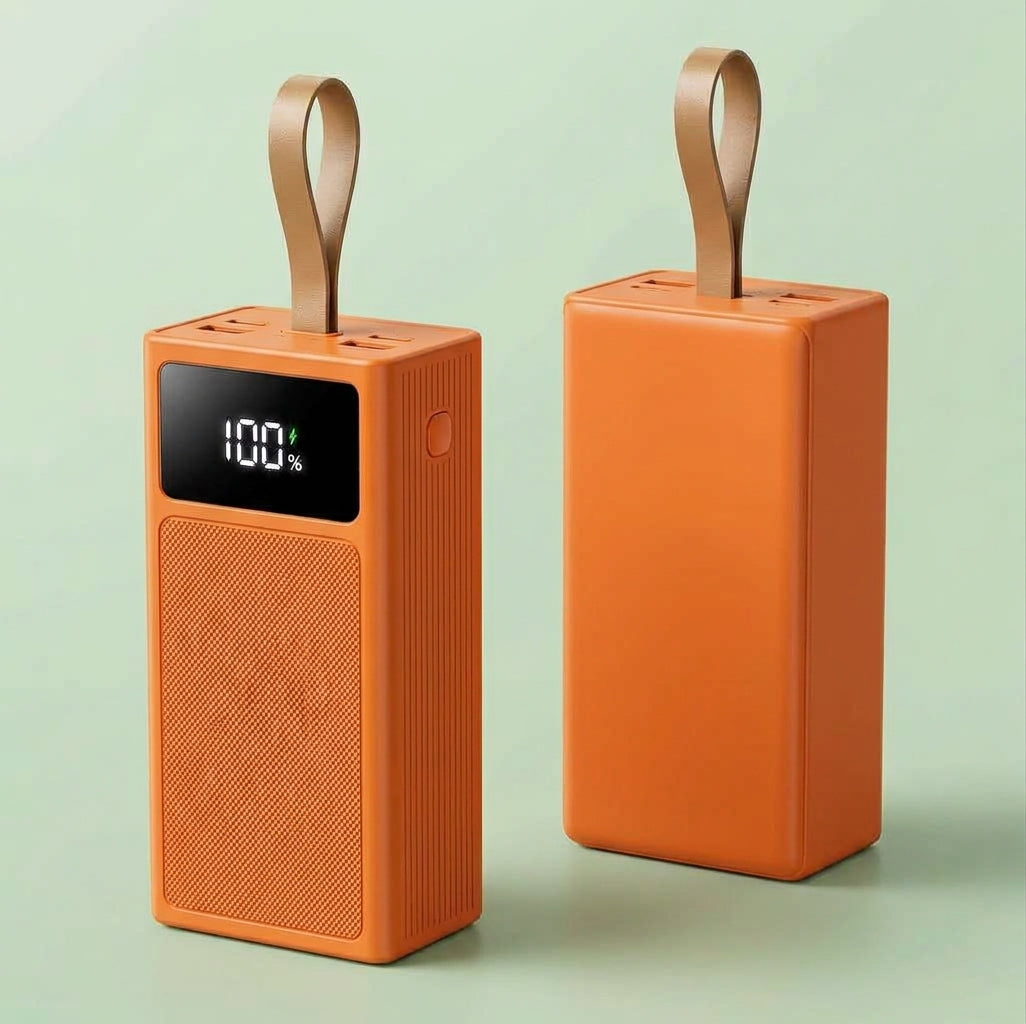 Batterie externe grande capacité avec ports USB et USB-C et écran LED