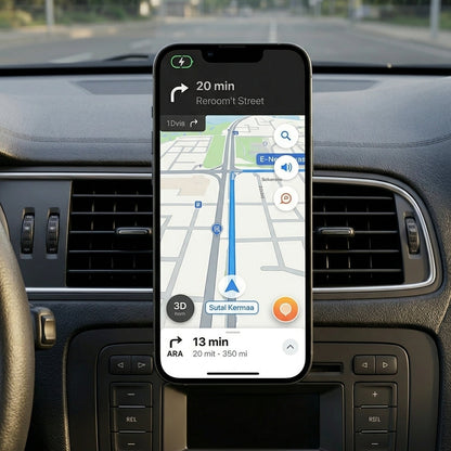 Support Téléphone Voiture Chargeur Magnétique 15W – Compatible MagSafe