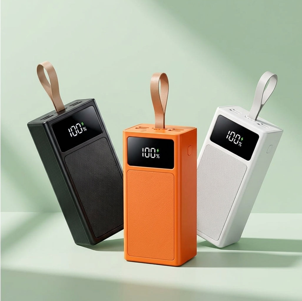 Batterie externe grande capacité avec ports USB et USB-C et écran LED