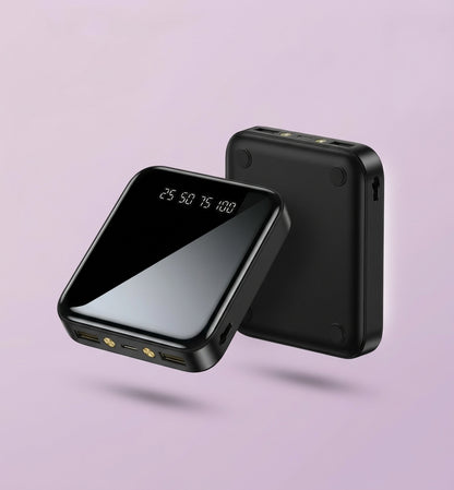Petite Batterie Externe 2 Ports USB avec Lampe – 9000mAh