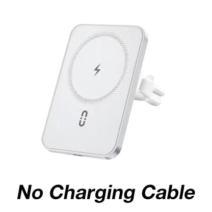 15W Car Magnetic Wireless Charger Air Vent Phone Holder Stand For Magsafe iPhone 16 15 14 13 12 Pro Max XS 11 Fast Charging Pad
